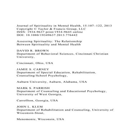 The Brief RCOPE | PDF