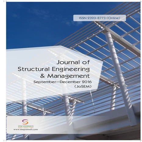 Journal of Structural Engineering and Management vol 3 issue 3