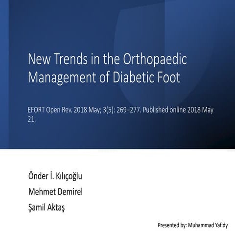 Diabetic Foot Management explained in de | PPTX