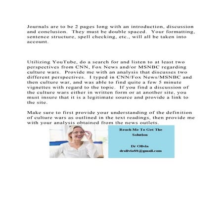 Journals are to be 2 pages long with an introduction, discussion and.docx