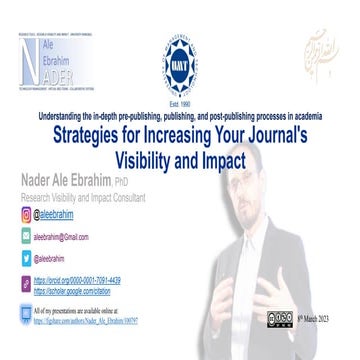 Strategies for Increasing Your Journal's Visibility and Impact