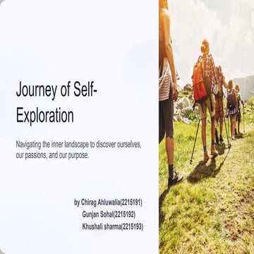 Journey-of-Self-Exploration ppt including mental health