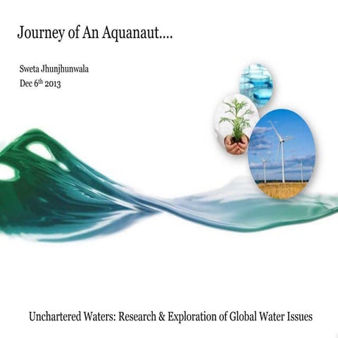 Journey of an aquanaut