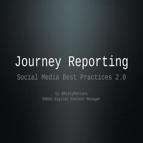 Social Media Reporting 2.0