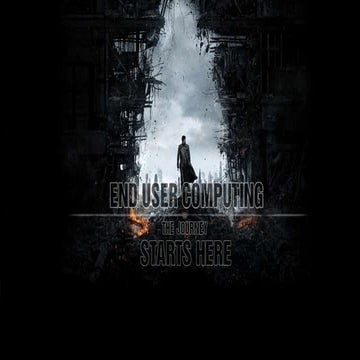 Journey to end user computing   dallas vmug may 2013