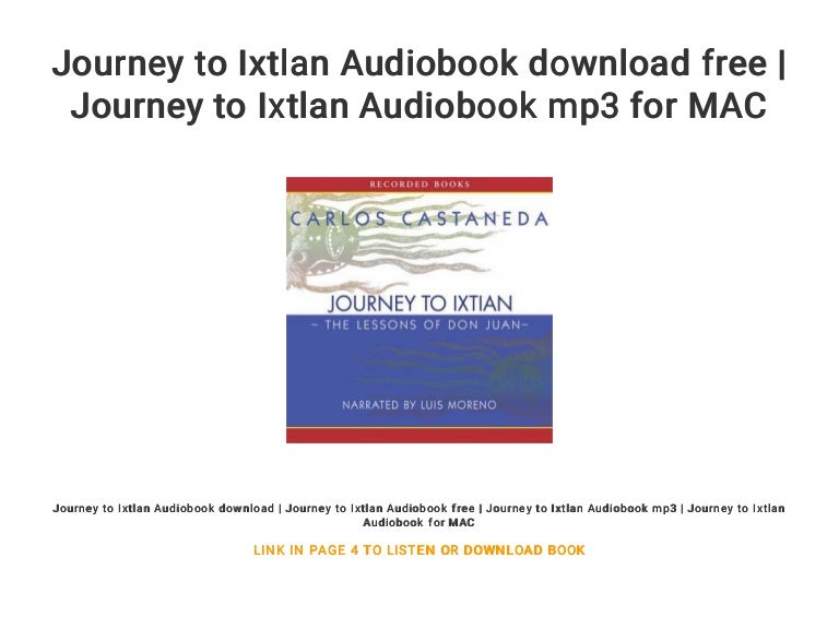 Journey to Ixtlan Audiobook download free | Journey to Ixtlan Audiobo…