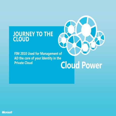 Journey to the cloud