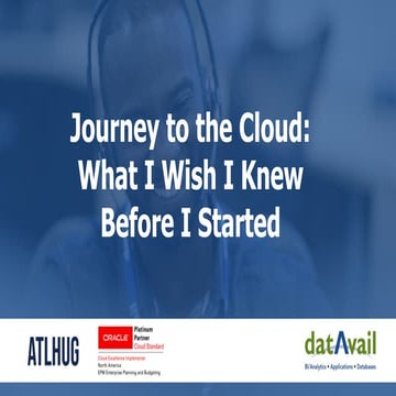 Journey to the Cloud: What I Wish I Knew Before I Started 