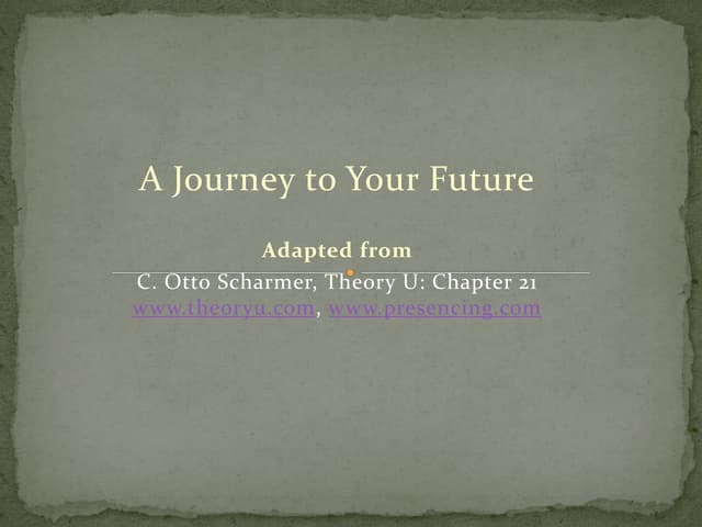 Journey to your future