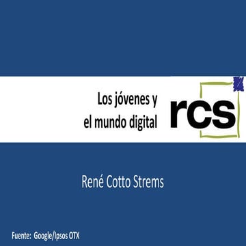 Jovenes en el mundo digital