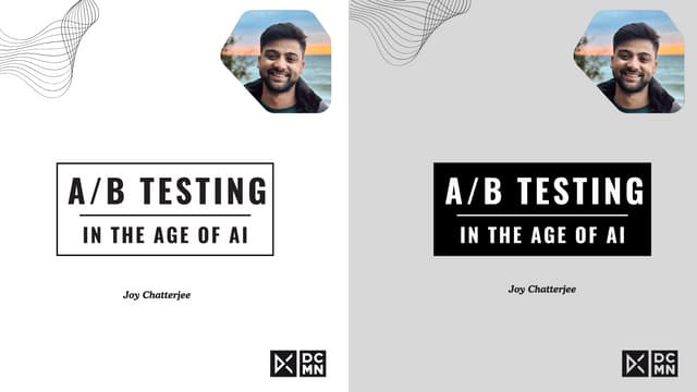 [DSC Europe 24] Joy Chatterjee - Balancing Personalization and Experimentation: The Art and Science of A/B Testing in a Customized World