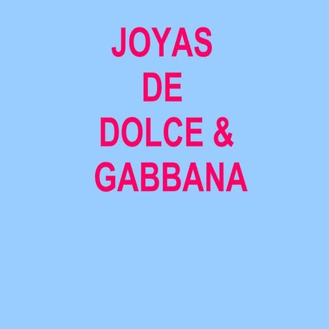 Joyas