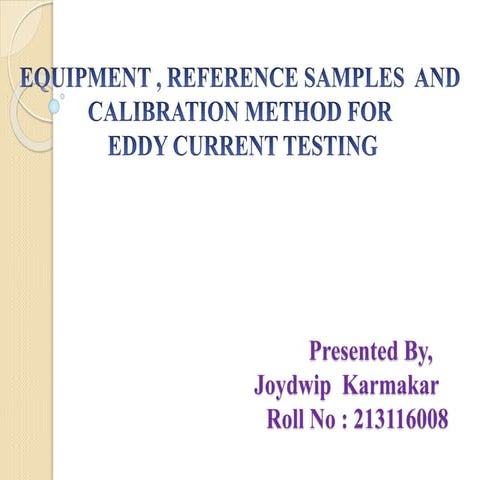 EDDY CURRENT TESTING