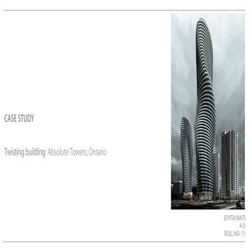 ABSOLUTE TOWERS(twisting form) CASE STUDY