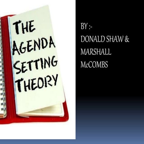 agenda setting theory
