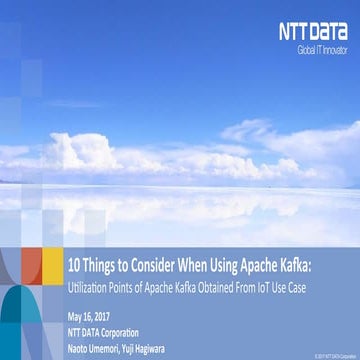 10 Things to Consider When Using Apache Kafka | PDF | Cloud Computing ...