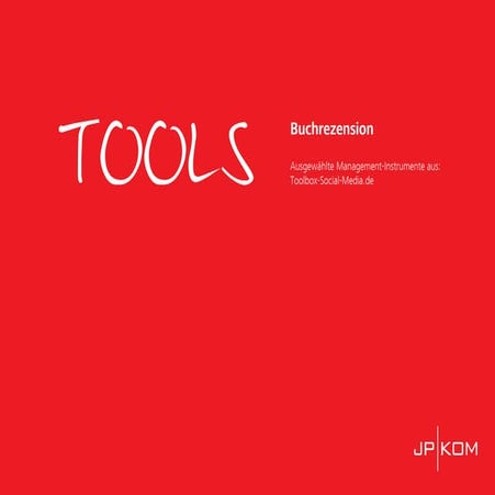 Buchrezension: JP│KOM Toolbox Social Media