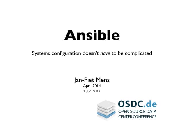 OSDC 2014: Jan-Piet Mens - Configur...