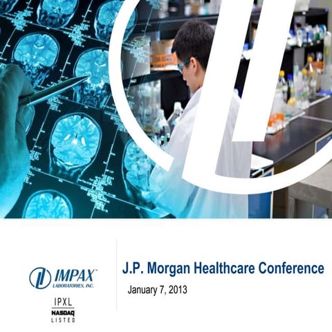 J.P. Morgan Healthcare Conference