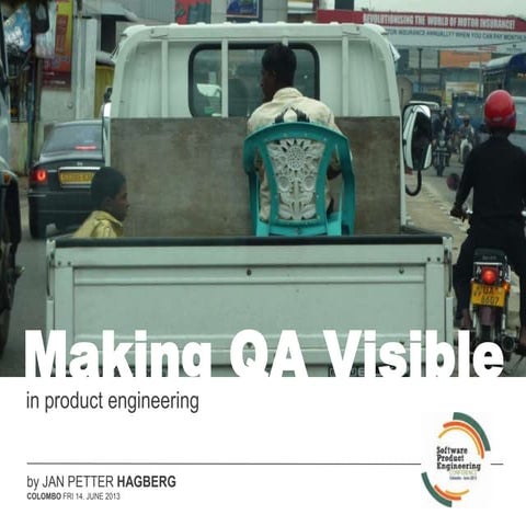 Making quality visible in Product Engineering