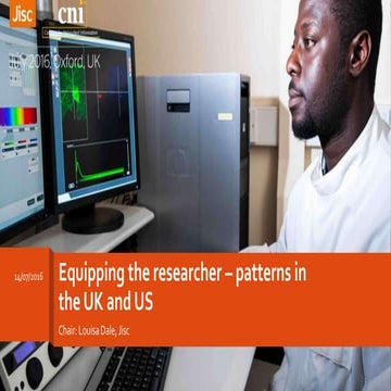 Equipping the researcher - patterns in the UK and US