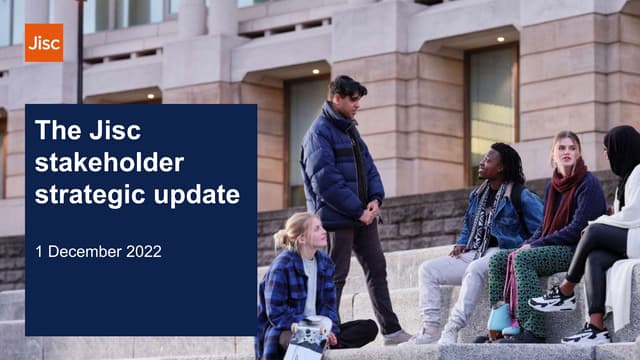 Stakeholder strategic update 2022