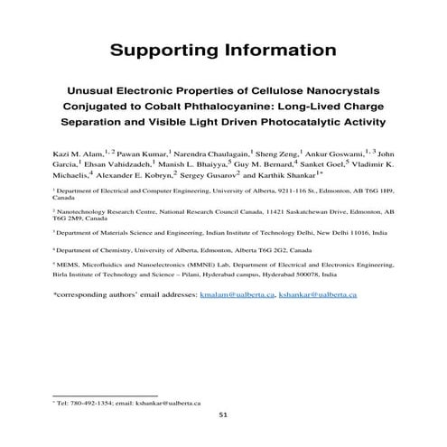 Unusual Electronic Properties of Cellulose Nanocrystals Conjugated to Cobalt ...