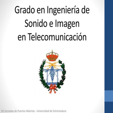 Salidas Profesionales Ingeniería en Sonido e Imagen en Telecomunicación