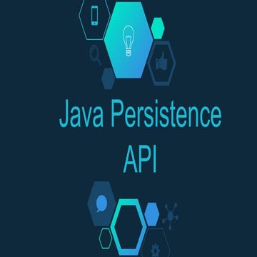 JPA For Beginner's | PPT