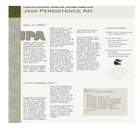 TopLink Jpa Parte 1 - Leonardo Torres Altez