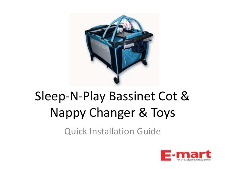 Quick Installation Guide Portable Cot