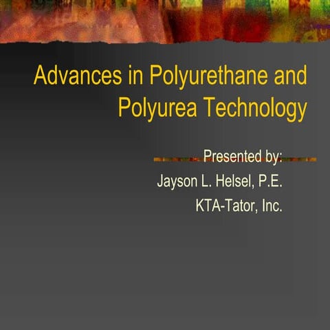 ArmorThane - Advances In Polyurea Technology