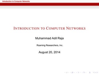 Introduction To Computer Networks