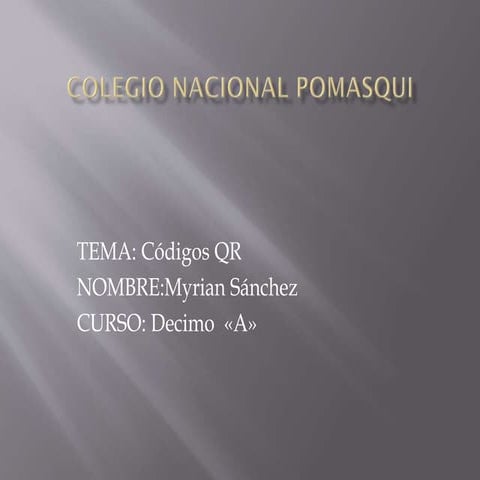 COLEGIO NACIONAL POMASQUI