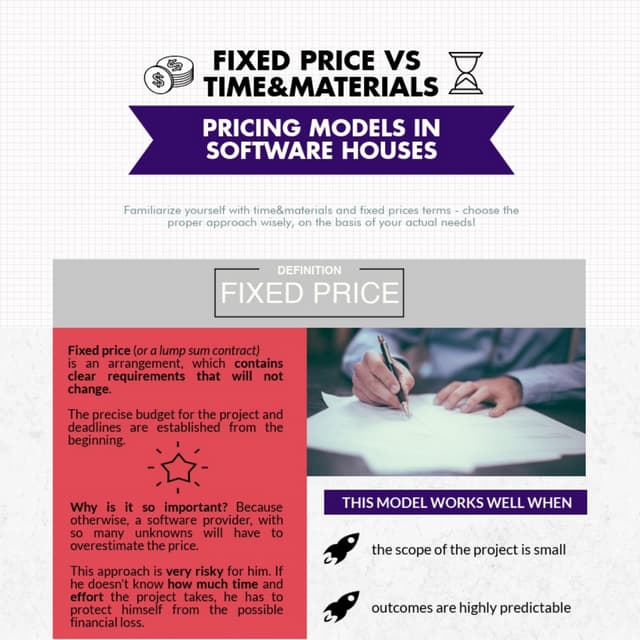 fixed price vs time&materials wrap-up 