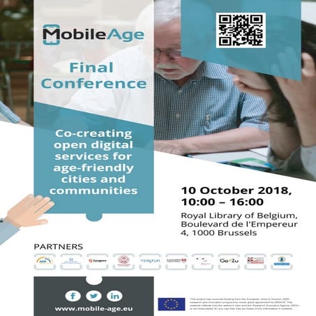 Poster created for the Final Conference of Mobile Age project