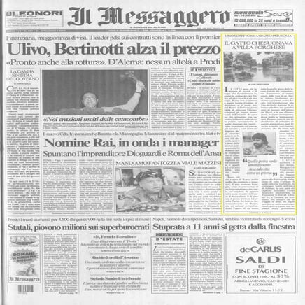 Luis Sepùlveda, la collaborazione con il Messaggero