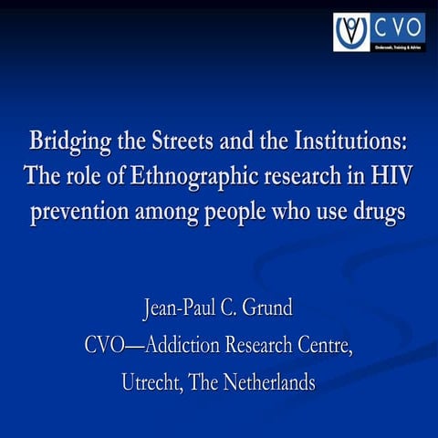 Jpgrund bridging the streets and the institutions