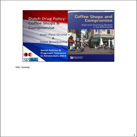 Dutch drug policy - coffee shops & compromise (2014)