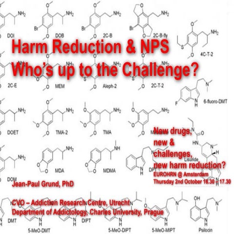 Harm Reduction & New Psychoactive Substances.  Who’s up to the Challenge?