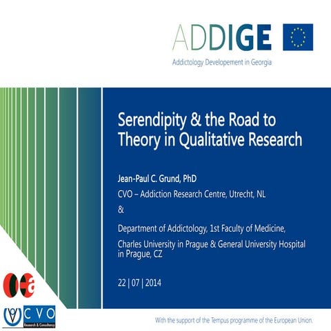 Serendipity & the road to theory (update 07/2014)