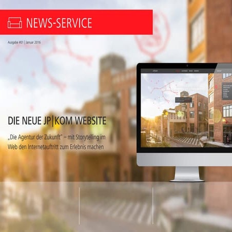  JP│KOM News-Service 1/16: Die neue JP│KOM Website