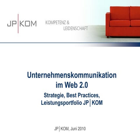 JP│KOM: Unternehmenskommunikation im Web 2.0