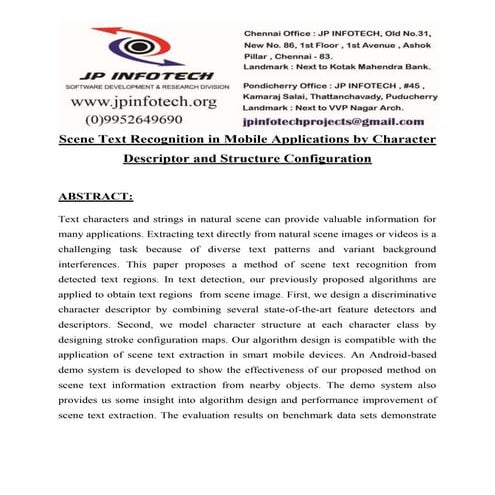 Character recognition of kannada text in scene images using neural | PDF