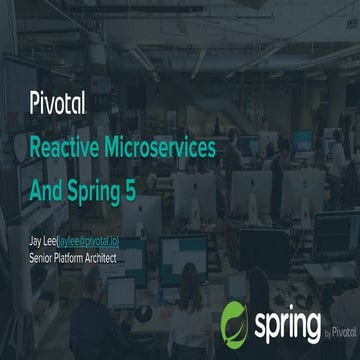 Reactive Microservice And Spring5 | PPT