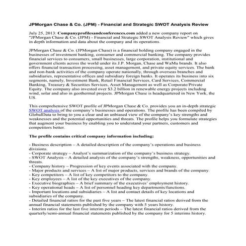 Jp morgan chase & co.