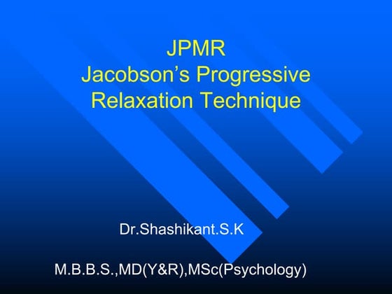 MITCHELL’S RELAXATION TECHNIQUE | PDF | Pregnancy | Reproductive Health