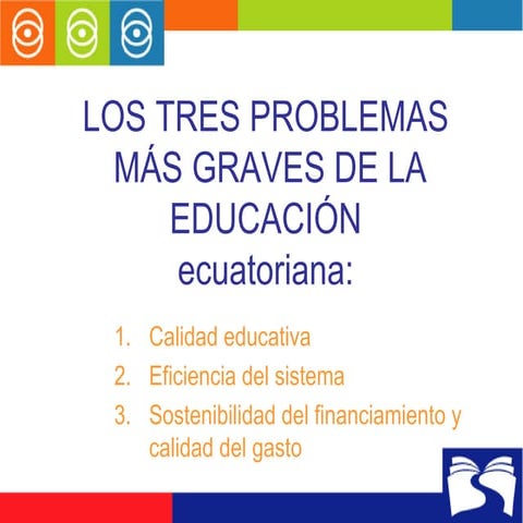 problemas de la educacion ecuatoriana