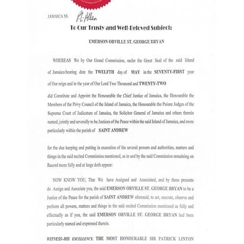 JP Writ of Commission - Emerson Bryan.pdf