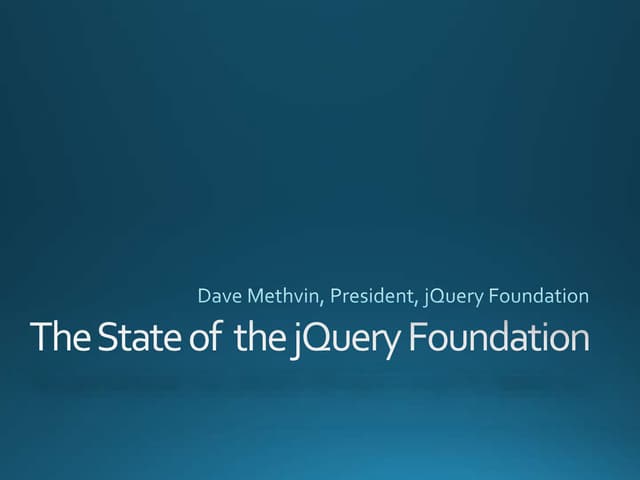 jQuery Conference Chicago - September 2014